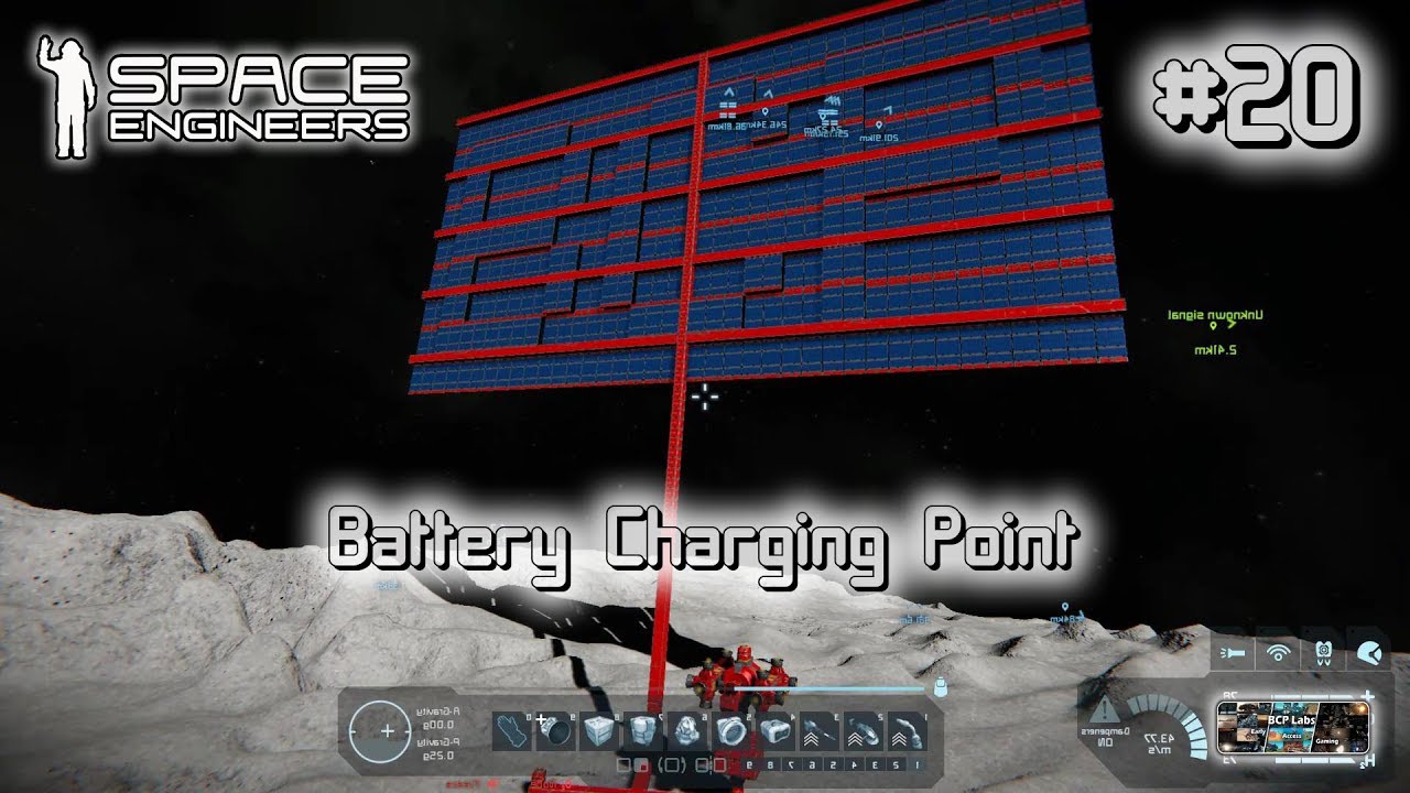 B.C.P. Battery Charging Point - Space Engineers - 20 - YouTube