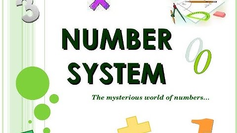 Number System for Business Math