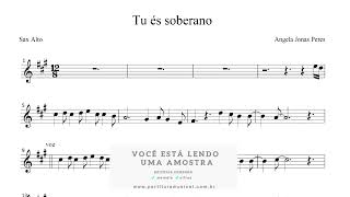 Tú és Soberano (Sax Alto) Partitura Musical - Sheet Music