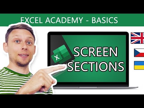 Excel main screen sections - Excel Academy - Basics #2