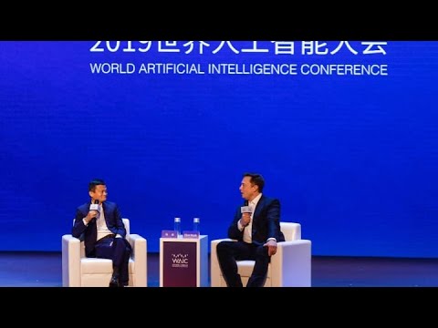 Watch Elon Musk and Jack Ma debate whether humans or computers are smarter
