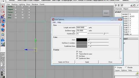 How to Set Up Grid Spacing/Scale in Maya to Match Unreal 3