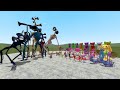 ALL SIREN HEADS VS ALL POPPY PLAYTIME CHARACTERS In Garry's Mod!