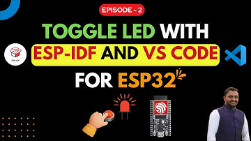 LED schakelen met ESP32 | ESP-IDF & VS CODE Tutorial - Aflevering 2
