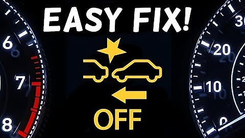 Hoe u het waarschuwingslampje voor botsingsbeperkende remmen kunt repareren en resetten als het b...