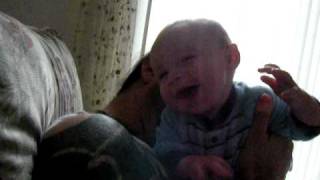 Baby Ben and Daddy Laughing.AVI