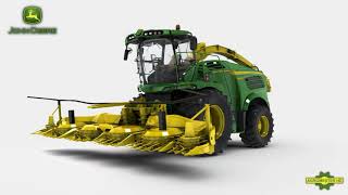 Самоходные кормоуборочные комбайны John Deere 8000