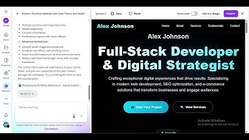 Ik heb direct een creatieve ontwerpwebsite gebouwd met Canva AI