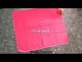 Simple pillow cover cutting & stitching DIY RuffleFrill Envelope cushion cover from leftover