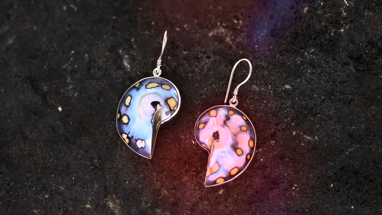 Bali Silver Jewelry Wholesale Shell Earrings