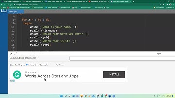 Evening Class Pascal Loops