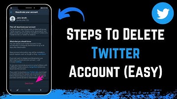 How to Delete Twitter Account !