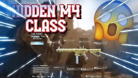 HIDDEN M4 CLASS SETUP... OP!!!!!