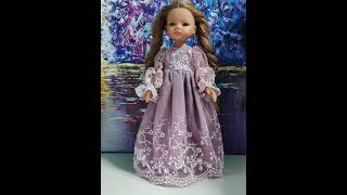 Красивое, кружевное платье для куклы Паола рейна