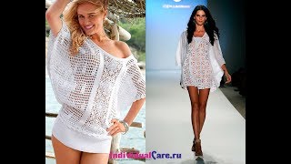 Пляжная Туника Крючком для Начинающих модели 2018 /Beach Tunic Crochet for Beginners /Strand-Tunika Пляжная Туника Крючком для Начинающих модели 2018 /Beach Tunic Crochet for Beginners /Strand-Tunika