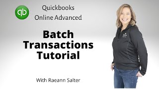 Quickbooks Online Advanced Batch Transactions Tutorial | QBO Advanced Batch Transactions Tutorial screenshot 3