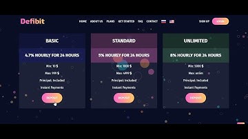 Buy Ready HYIP Investment Website Templates || Ehyip.net