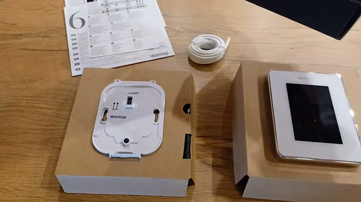 unboxing termostat Warmup 6ie