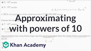 Approximating with powers of 10 | Numbers and operations | 8th grade | Khan Academy