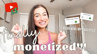 HOW LONG IT TAKES TO GET MONETIZED | exact monetization process & reviewing my video that blew up