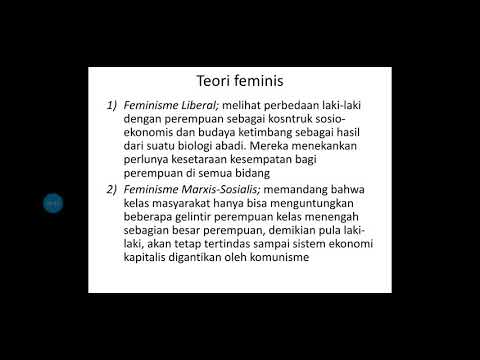 Teori Feminisme dan Gender