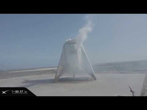 Video: Guarda Lo Starhopper Di SpaceX Librarsi A 500 Piedi Da Terra Nel Volo Di Prova Finale