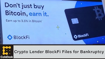 Crypto Lender BlockFi Files for Bankruptcy