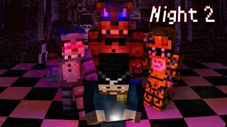 MINE Nights at Freddy's | Night 2 | FNAF Minecraft Roleplay