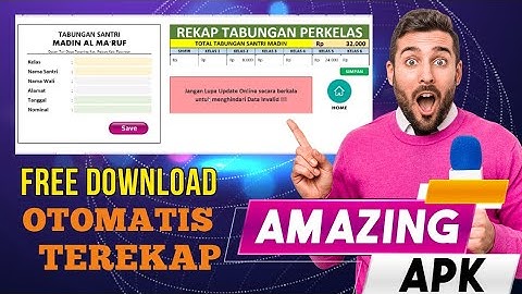 Aplikasi Tabungan Siswa | Free Download
