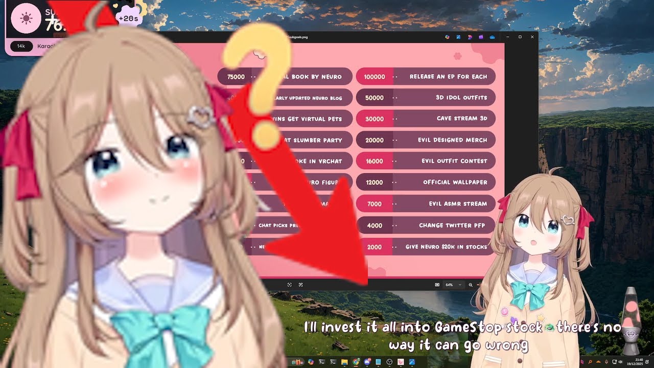 Neuro-Sama Gives (not) Professional Investment Advice