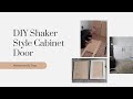 DIY Shaker Style Cabinet Doors | Fireplace Makeover Part 3.