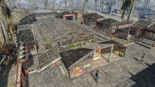 Fallout4 - GREENTOP NURSERY 2.0 - Settlement build tour - NO MODS