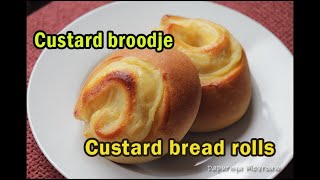 Custard bread rolls | Custard broodjes recept || Dapurnya Mevrouw screenshot 1