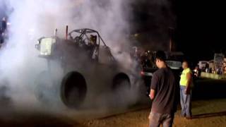 CRAZY TRUCK PULLER- Stacks glowing cherry red!