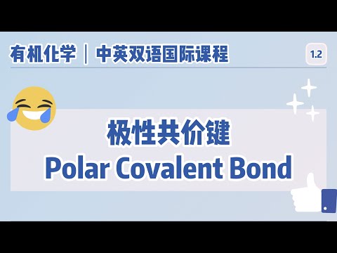 【中英双语国际课堂-有机化学】极性共价键和电负性 |  Polar Covalent Bonds and Electronegativity