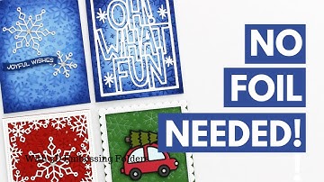 Ways To Use Hot Foil Plates with NO Foil!