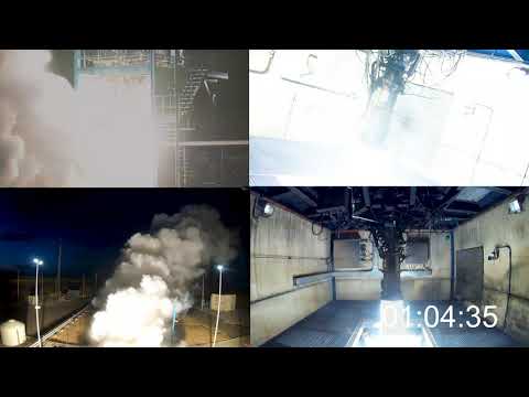 MIURA 1 Qualification Campaign of the flight engine version (TEPREL-B) - 180 sec hot test.