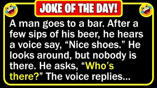 🤣 BEST JOKE OF THE DAY! - A man walks into a quiet bar and orders a cold beer... | Funny Jokes screenshot 1