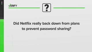VERIFY | Is Netflix cracking down on password sharing in the US?