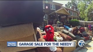 Garage sale for the needy causing worries