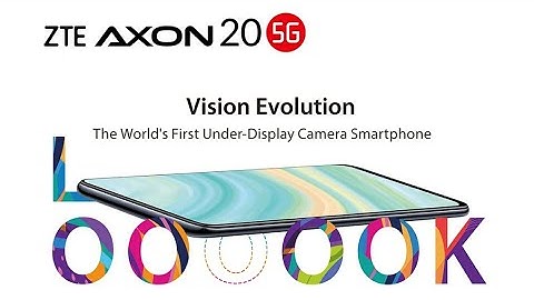 ZTE Axon 20 Trailer Commercial Official Video | ZTE A20 5G Under Display Camera Phone