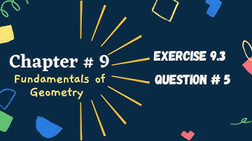 Question 5 Exercise 9.3 chapter 9 fundamentals of trignometry first year math class 11 in urdu hindi