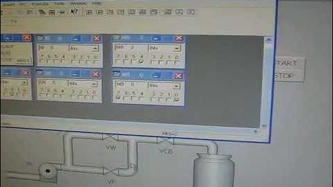 SCADA system designed in Kenya on WinCC flexible and S7300 plc simulator
