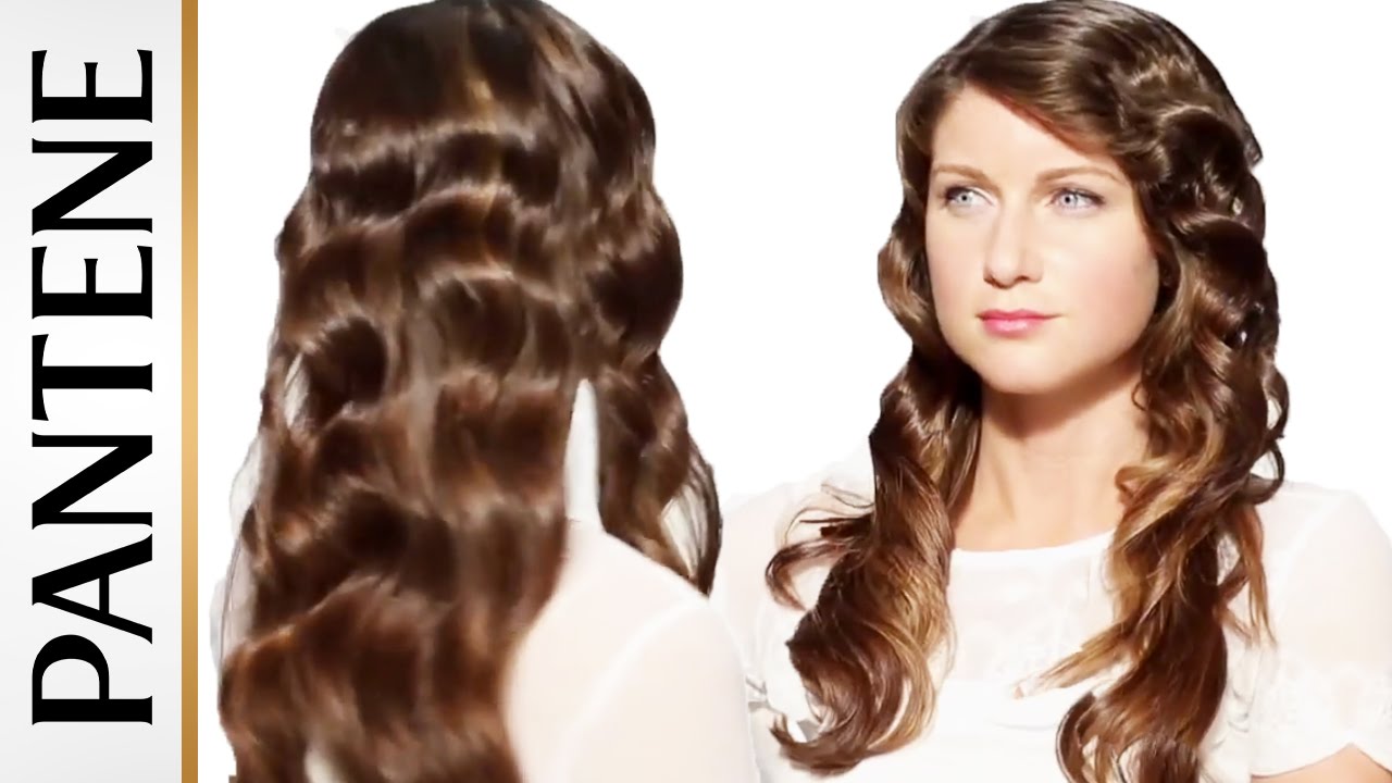 Wavy Hairstyles Pin Up Hair Tutorial Pantene Youtube
