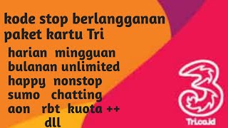 cara stop paket murah 3 || stop berlangganan paket 3 screenshot 2