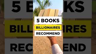 5 Recommend Books By Billionaires investingstockmarketmillionairebillionairemoneymotivation