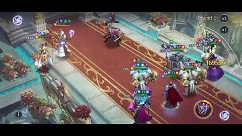 New light hero Joshua damage test in pvp Trials of heroes