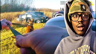DAE2WAVVY REACT LIVE Man Meets Karma After Escaping Police 17 Times#react #crime