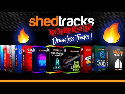 🔥 The CRAZY new Shedtracks membership! | Play to EVERY Drumless Track | Over 200+ Practice Tracks!