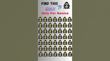"Test Your Eyes: Find the Odd One! 🔎 #Challenge" #quiz #emojyfind #emojiquiz #shorts s #emojiquiz